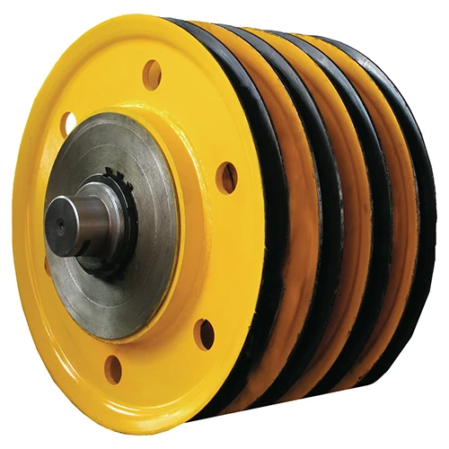 Heavy Duty Multi-Groove Crane Sheave Block | Cast Steel Wire Rope Pulley For Hoist & Winch