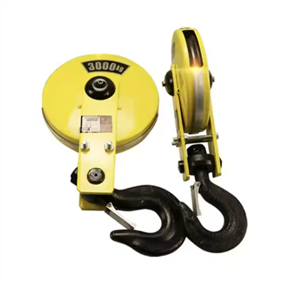 3 Ton Crane Hook Pulley Block | Heavy Duty Lifting Block For Hoists And Cranes